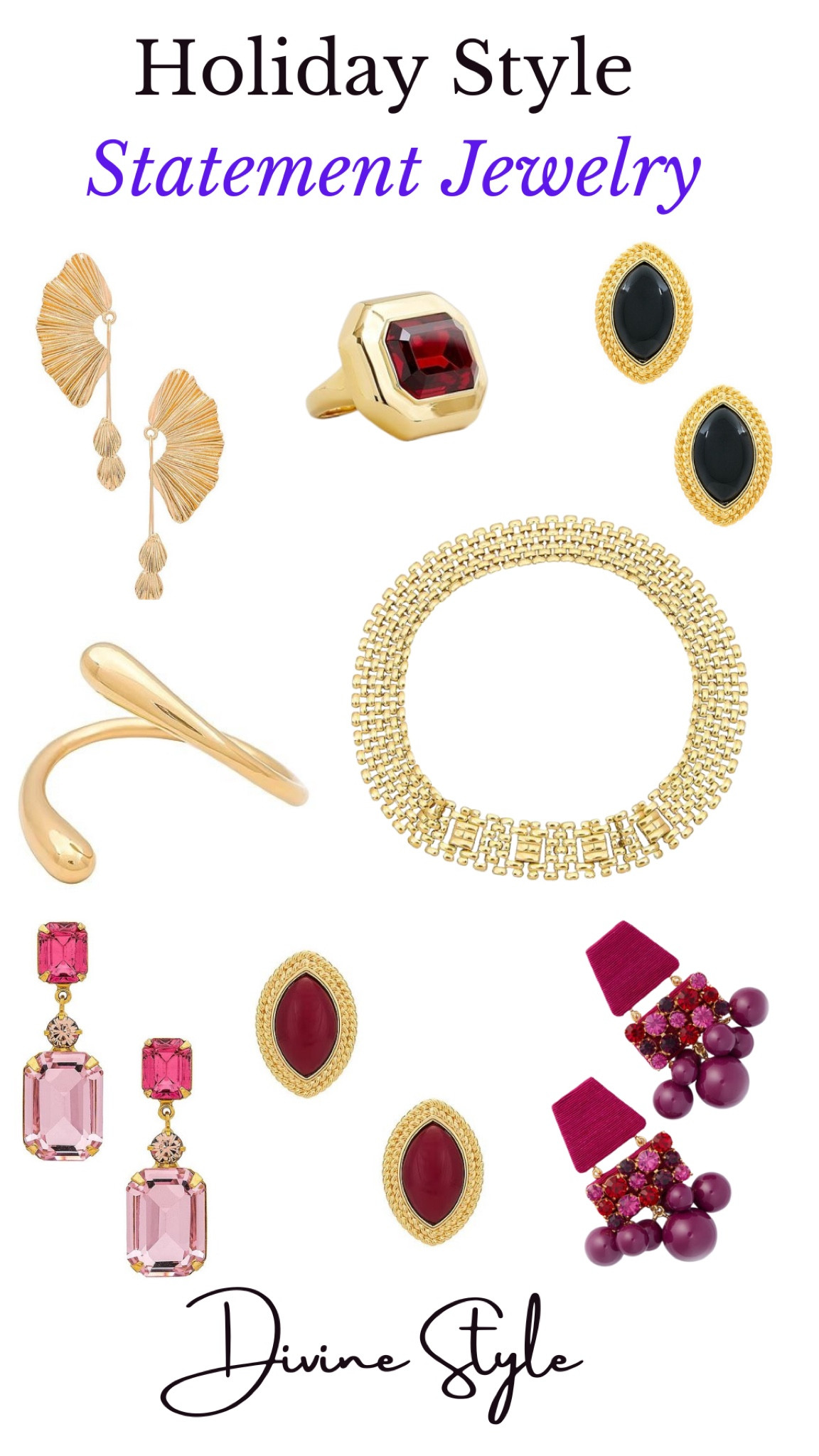 Nothing like a statement piece of jewelry to dazzle outfit this holiday season. These are a few of our favorites...

#LTKGiftGuide #LTKSeasonal #LTKHoliday