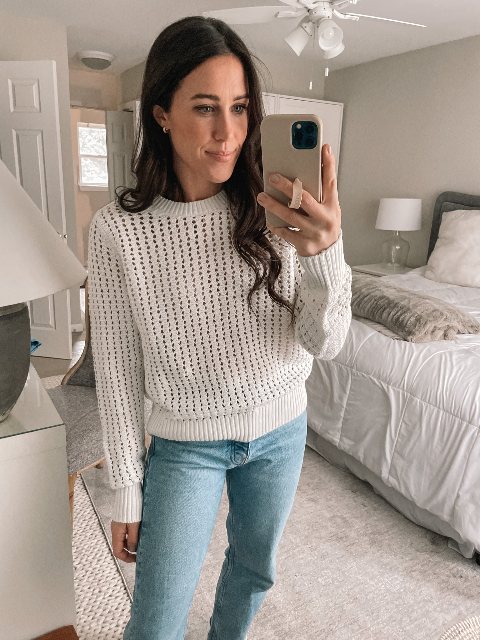 Gap Crochet Sweater
Wearing small

#LTKstyletip #LTKsalealert #LTKFind