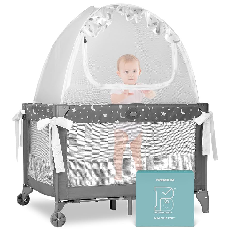 Premium Pack n Play Tent, Mini Crib Tent to Keep Baby from Climbing Out, Auto Pop Up Pack and Pla... | Amazon (US)