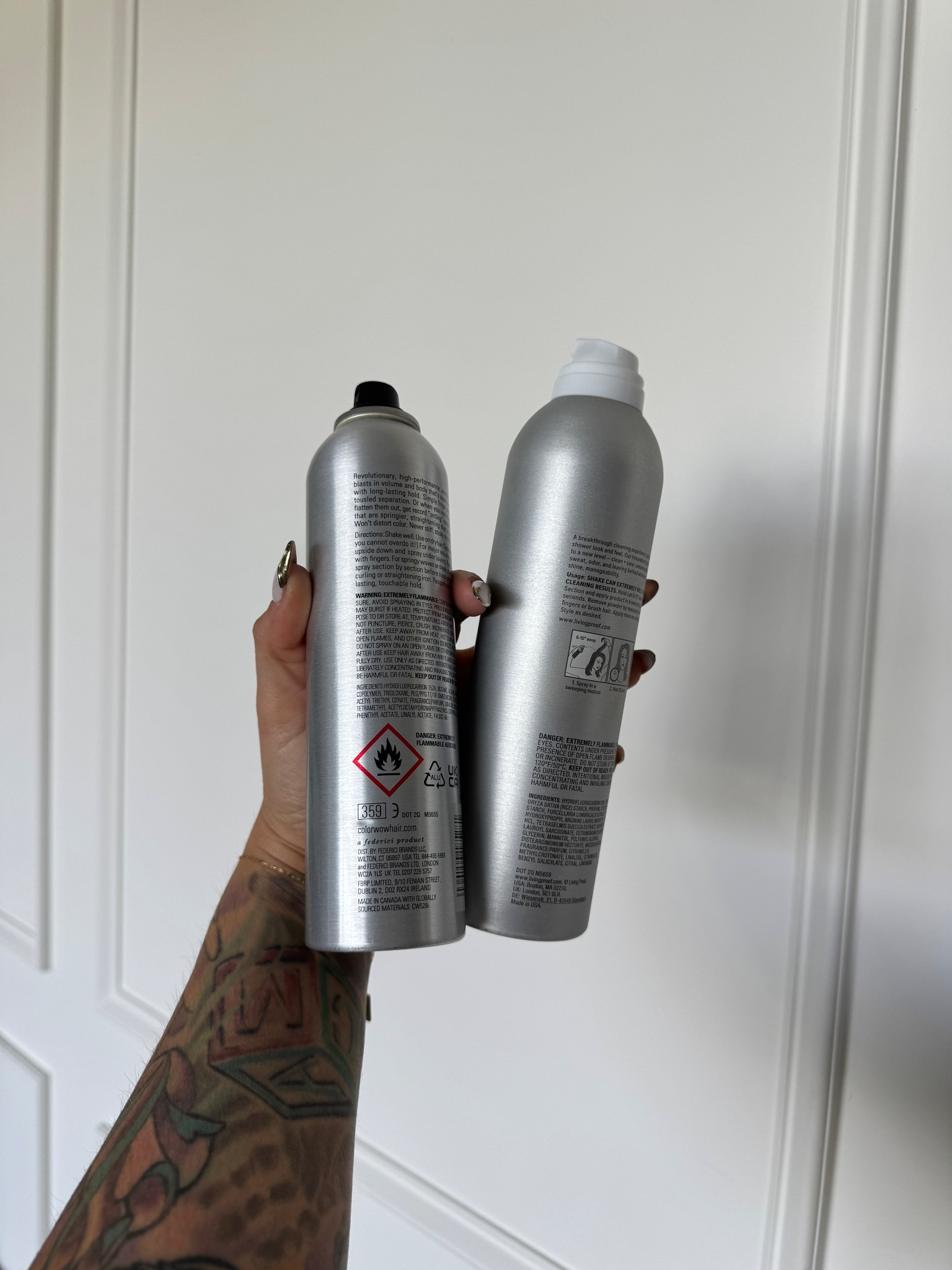 Living proof advanced dry shampoo is the best been using it for years 
The wow texture spray is a new find I found in Feb and love it so much ! I will be re purchasing it again. 