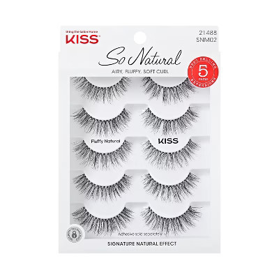 KISS Products Lash Couture Extended Wear False Eyelashes 02 - So Natural - 10ct | Target