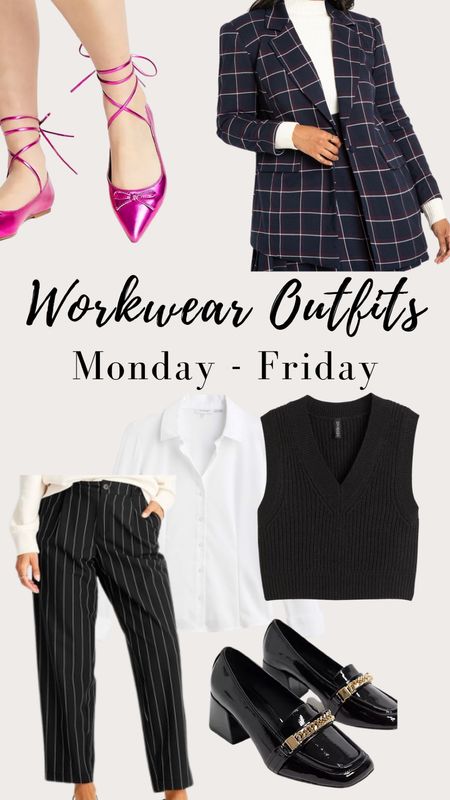 Outfit ideas to wear to work
My Monday-Friday workwear look book with casual and business professional looks