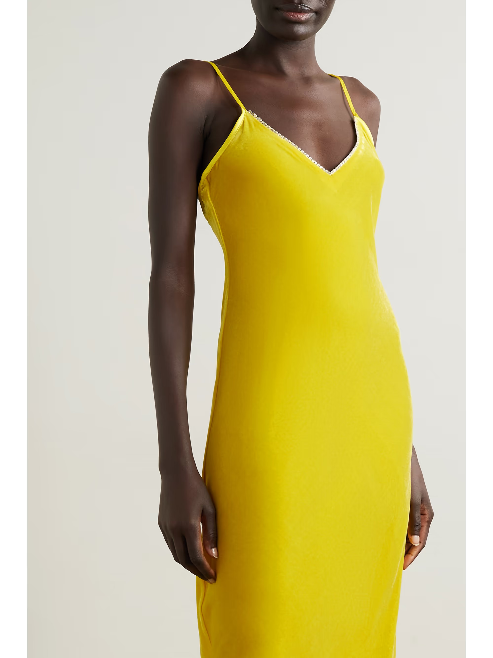 Crystal-embellished velvet cape and gown | NET-A-PORTER (US)