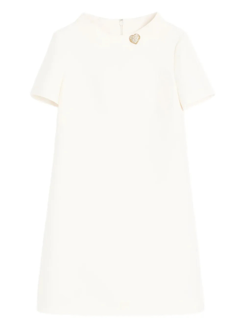 Valentino Garavani Abito Corto In Crêpe | Bianco | FARFETCH IT | Farfetch Global