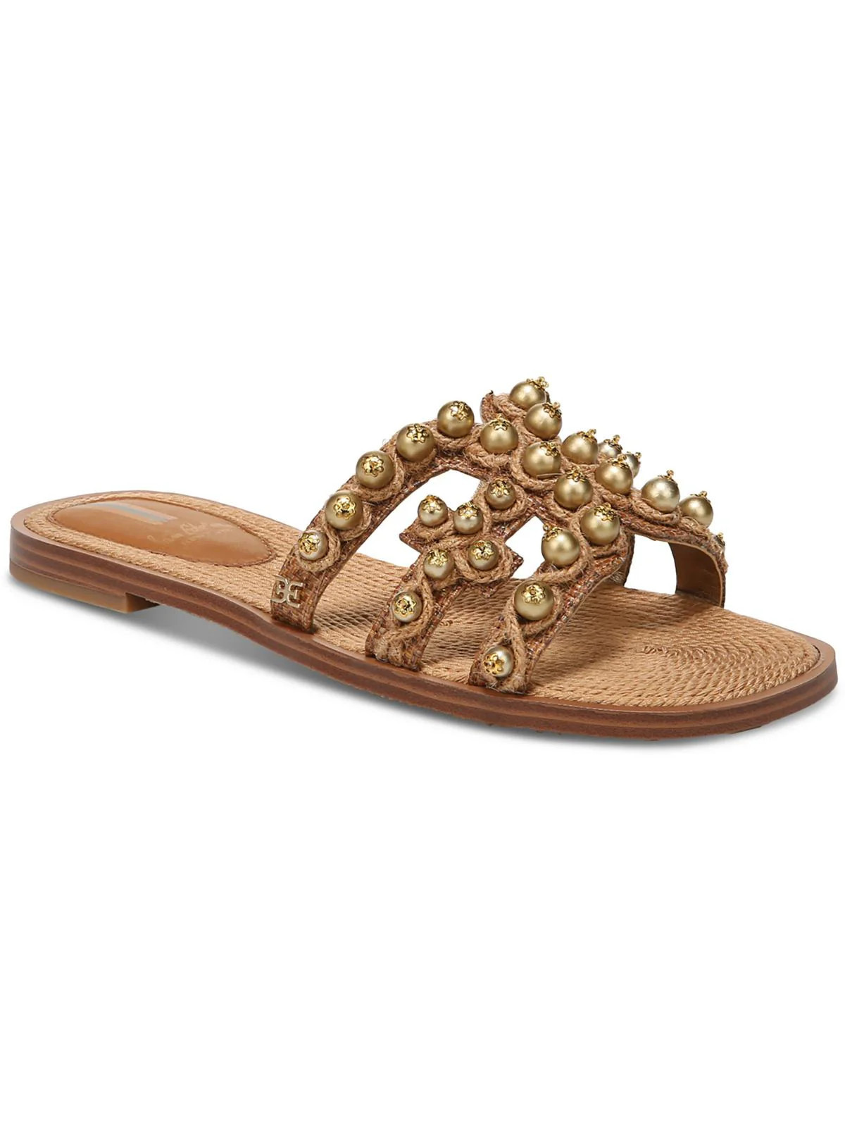 Bay Soleil Womens Raffia Slip-On Slide Sandals | Shop Simon