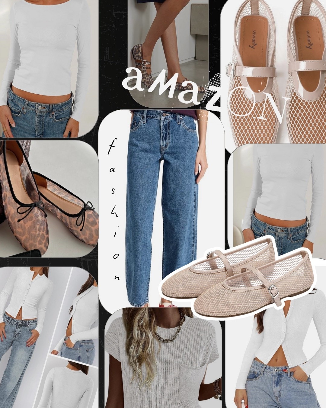 Classic look from Amazon! 

Women’s Levi jeans paired with a basic white top and ballets flats creates such a classic neutral vibe!

#amazon #amazonfinds #fashion #amazonfashion #fall #fallfashion #womensfashion #leopard #flats #balletflats #womensshoes #prime #prime day deals 

#LTKStyleTip #LTKShoeCrush #LTKSeasonal