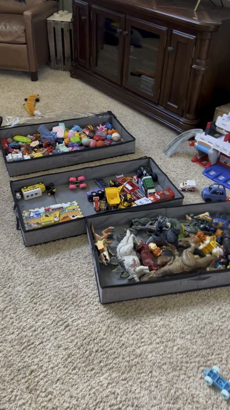 Toy storage, living room toys, low profile under bed storage, under couch storagee

#LTKhome #LTKkids #LTKfamily