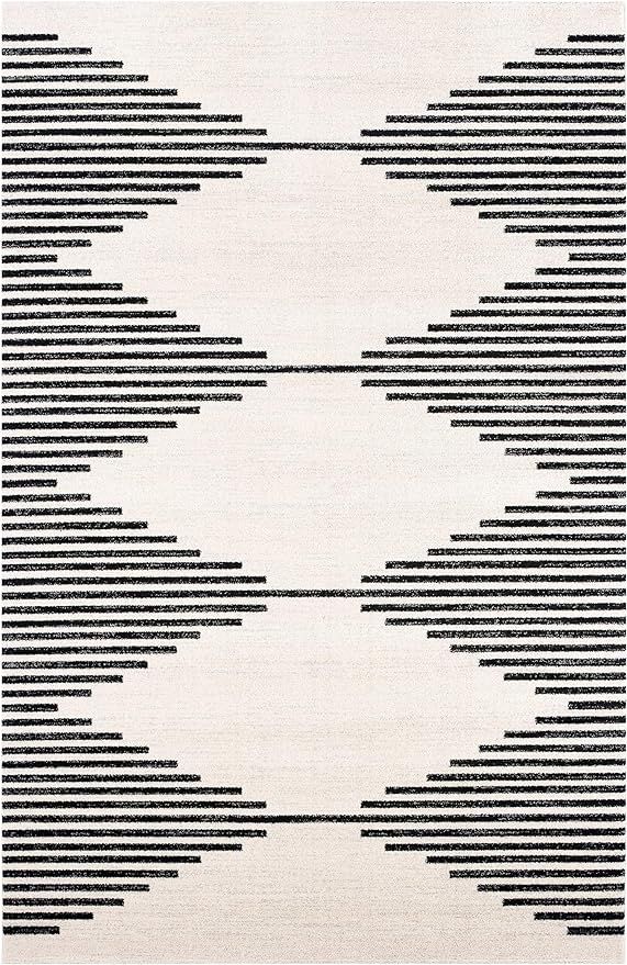 Poly and Bark Mekko 8'x10' Area Rug, 8' x 10', Mist White | Amazon (US)