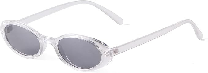 VIA LEECA Trendy Oval Sunglasses Women 90’s Vintage Sun Glasses Fashion Tinted Glasses UV400 Pr... | Amazon (US)