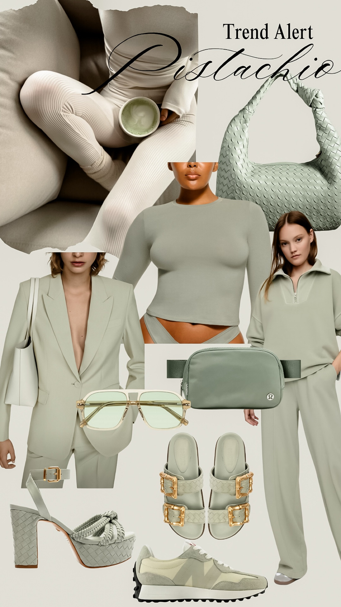 𝓣𝓻𝓮𝓷𝓭𝓲𝓷𝓰 𝓝𝓸𝔀
Pistachio Green is trending for this Spring! Linking some finds down below! 




Ontrend, trending now, spring, outfit, virtual stylist, fashion, style, minimalist fashion, street style, new balances, blazer, free people, coach, skims, aviator sunglasses 

#LTKStyleTip #LTKShoeCrush #LTKSeasonal
