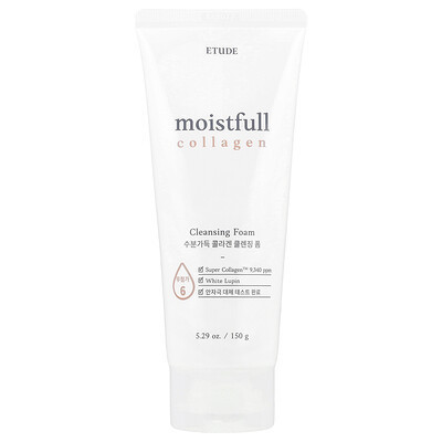 ETUDE, Moistfull Collagen, Cleansing Foam, 5.29 oz (150 g) | iHerb