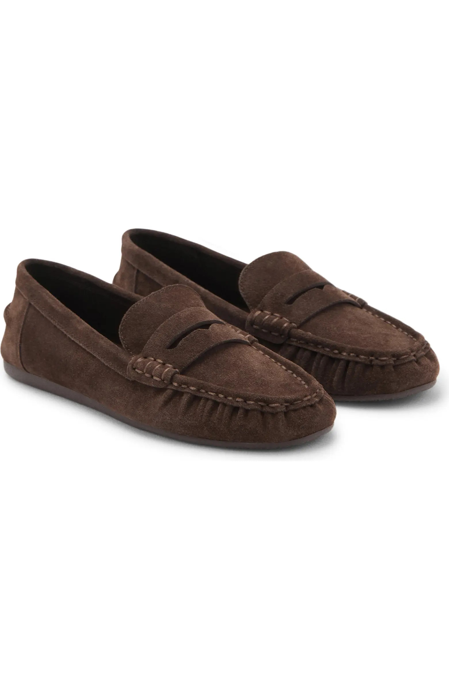 Suede Penny Loafer (Women) | Nordstrom