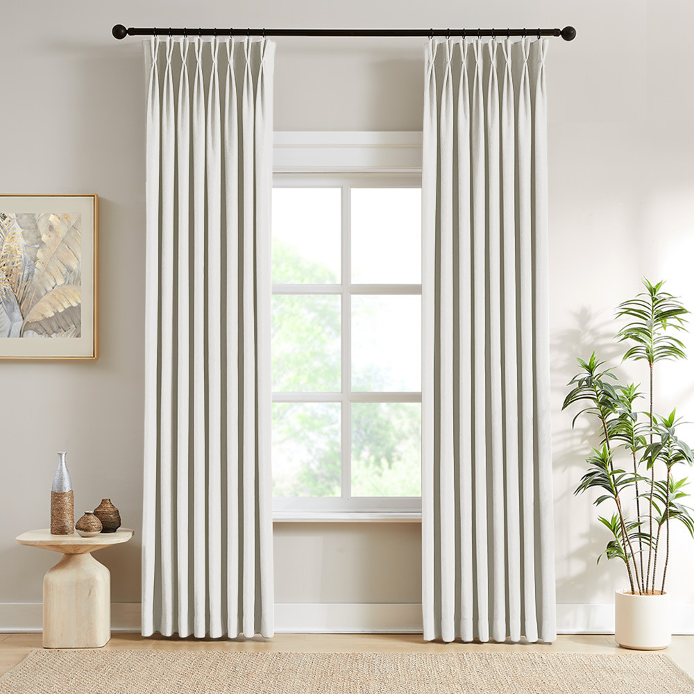 Heavyweight Soft Checked Curtains | Curtarra
