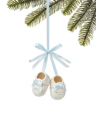 Holiday Lane 2022 Baby's 1st Christmas Blue Ornament, Created for Macy's & Reviews - Shop All Hol... | Macys (US)