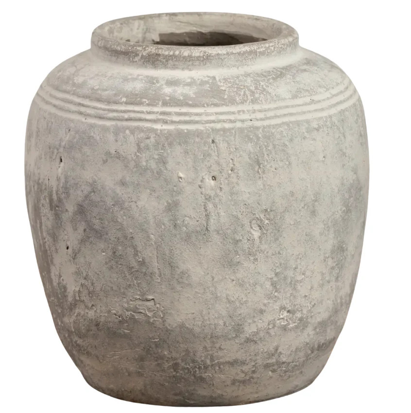 Whitewashed Terracotta Vase | Dwell Home Co.