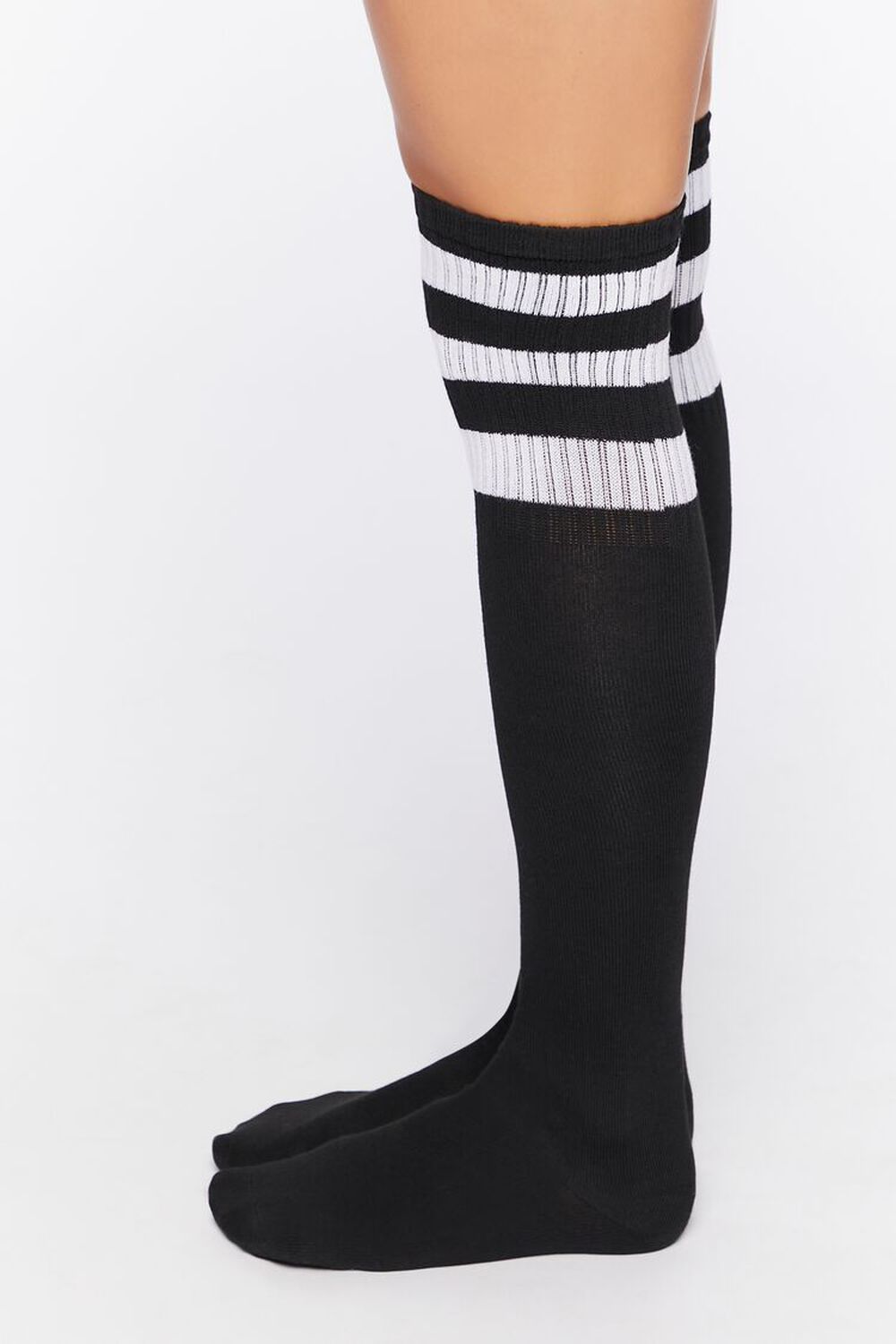 Varsity-Striped Over-the-Knee Socks | Forever 21 | Forever 21 (US)