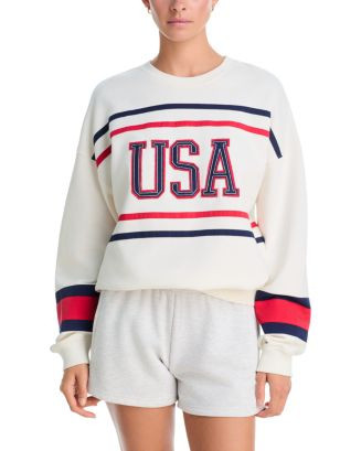 Devyn Oversized USA Sweatshirt | Bloomingdale's (US)