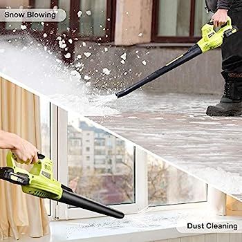 Leaf Blower - 20V Leaf Blower Cordless with Battery & Charger, Electric Leaf Blower for Lawn Care... | Amazon (US)