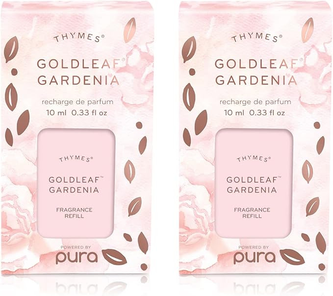 Thymes Goldleaf Gardenia Pura Smart Home Plug-in Diffuser Refills - Pack of 2 | Amazon (US)