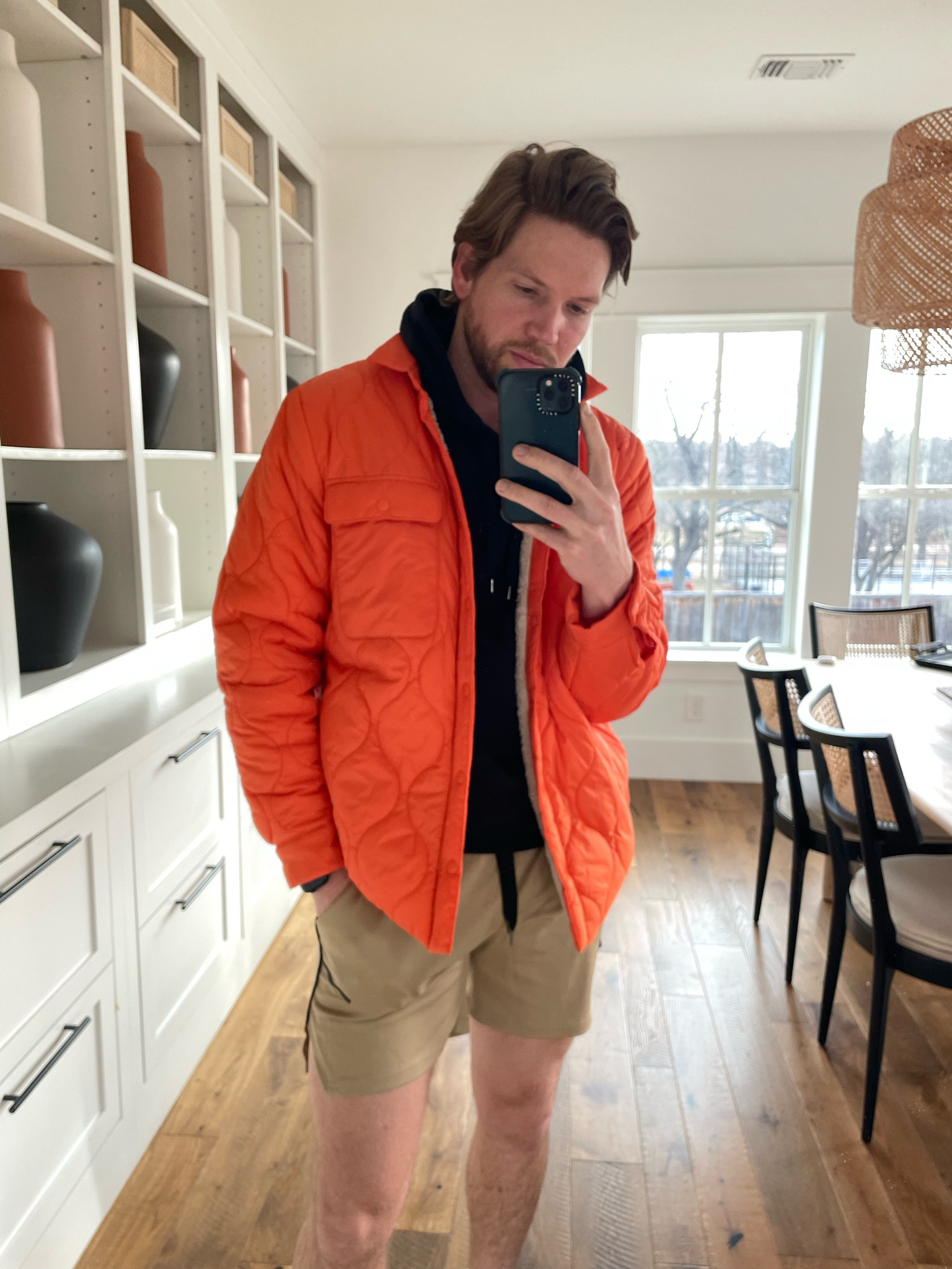 Mens Amazon TryOn Haul-
Amazon Essentials sherpa Lined quilted shirt jacket. Fits loose but true. Available in other more neutral colors but I loved the contrast color with winter neutrals. Currently $25!

#LTKunder100 #LTKunder50 #LTKmens