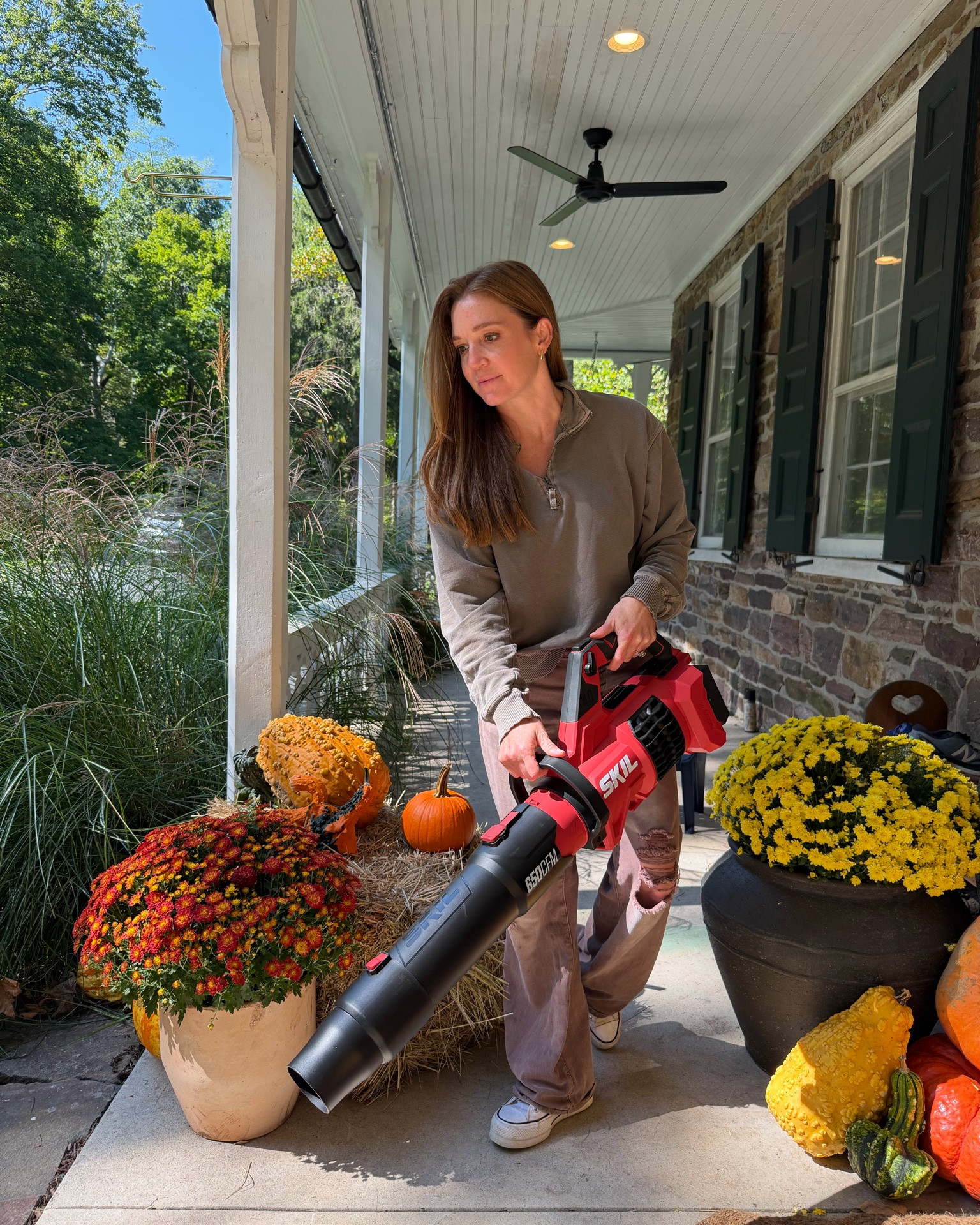 It's October 1st that means the leaves will be falling soon! My go to right now is the SKIL battery powered blower.  Light weight & Powerful.

#LTKSeasonal #LTKHome #LTKU