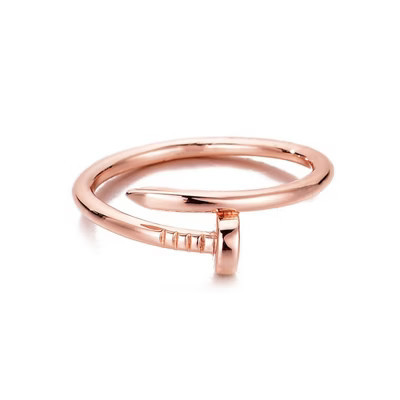 Adornia 14k Rose Gold Plated Nail Ring | Target