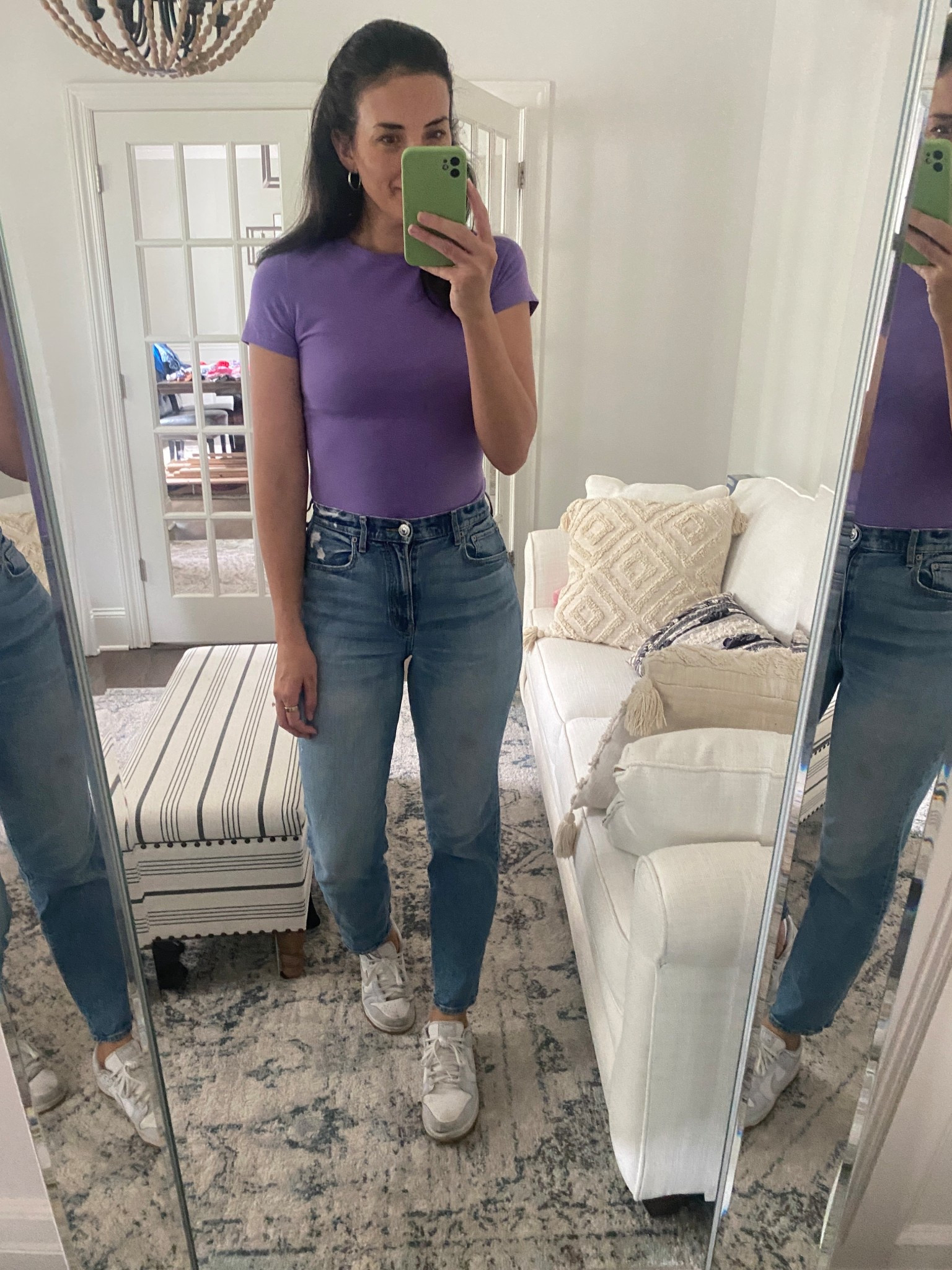 Took the kids to see the new live action Lilo and Stitch and it was so cute! I live in this skims tshirt. It’s sold out but linked other colors, I’m wearing a medium. These are also my most comfortable low price point jeans. I love the stretch fit. These exact ones are sold out but linked similar. I’m wearing a size 6 and they fit true to size. Also linked a ton of cute lilo and stitch outfits if you take your kids 

#LTKFindsUnder50 #LTKKids #LTKFindsUnder100