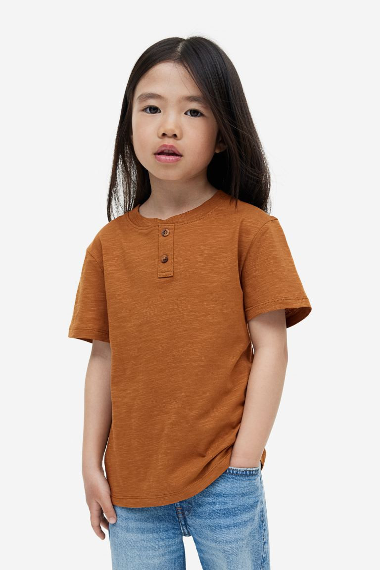 Cotton Henley Shirt | H&M (US + CA)