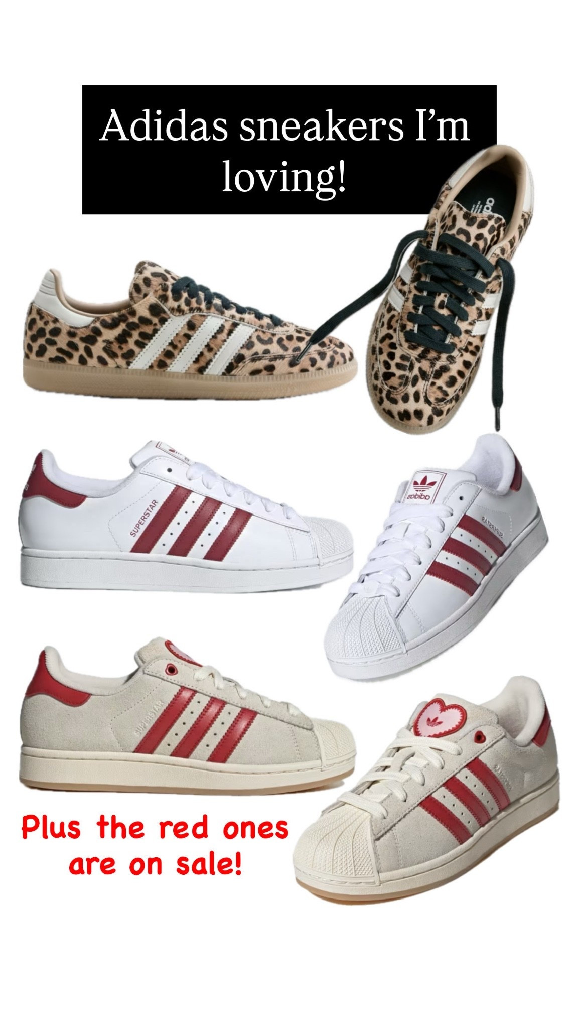 These adidas are so stylish! Loving them! Plus the red striped ones are on Sale!

#LTKSaleAlert