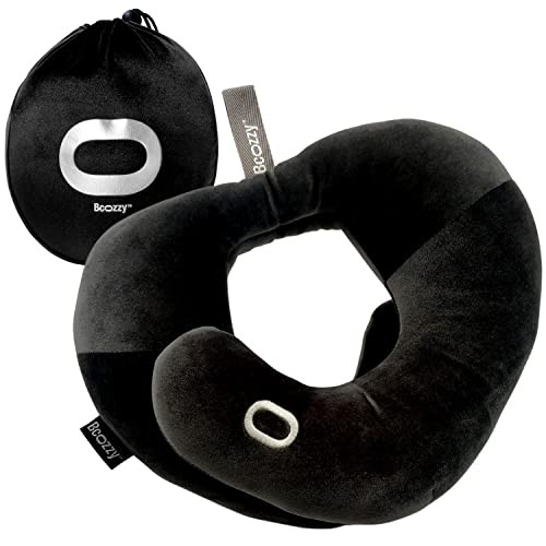 BCOZZY Neck Brace Pillow - Patented Relief for Neck Pain and Supportive Sleep-Soft, Washable, and Adjustable for Comfortable Resting. Black | Amazon (US)