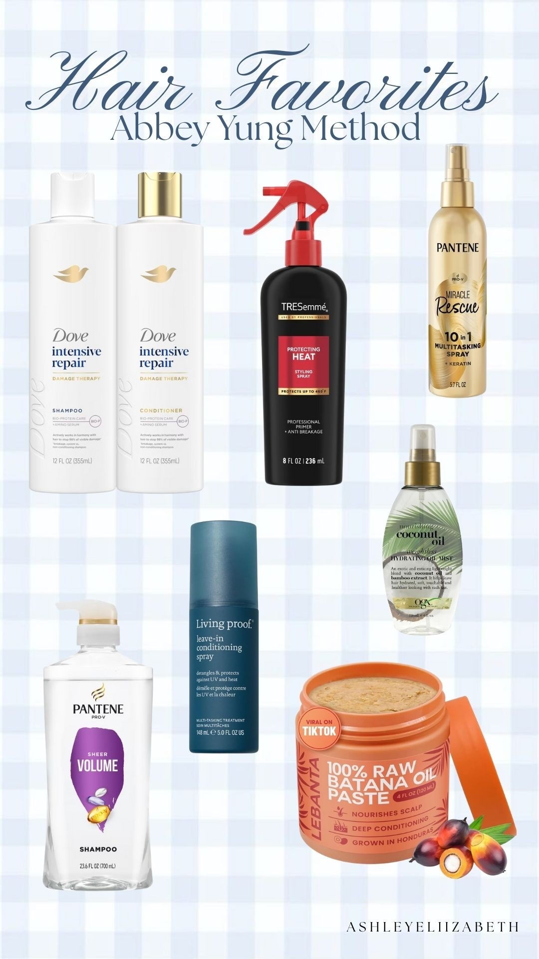 a collection of all the hair products I use as someone who does half the abbey yung method!! I love all these and they have transformed my hair over the past 7+ months I’ve been doing her routine!!

#LTKselfcare #LTKBeauty #LTKmomlife