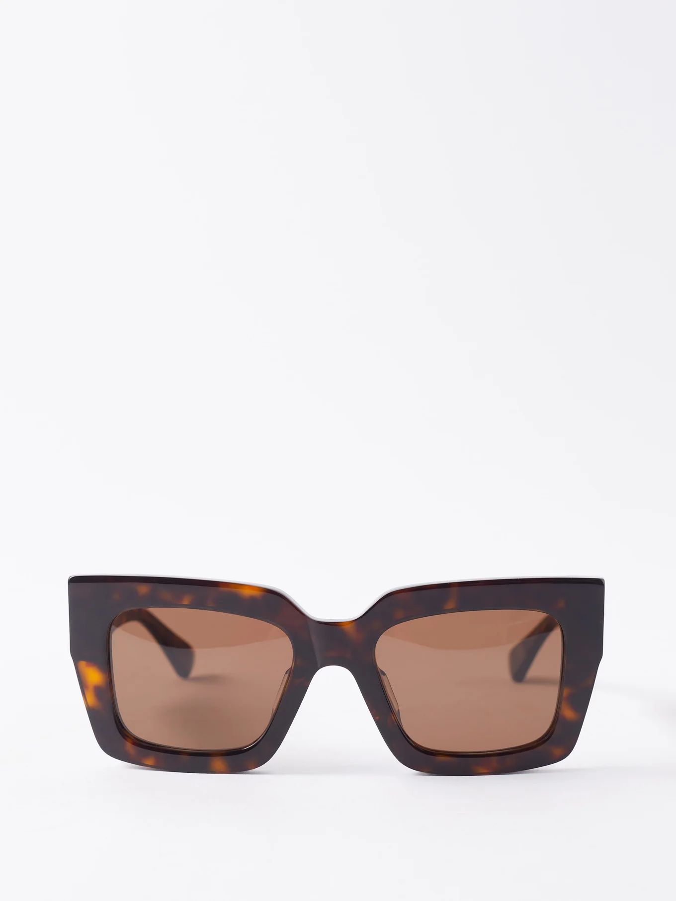 Oversized square tortoiseshell-acetate sunglasses | Matches (UK)