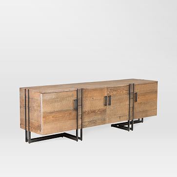 Iron Inlay Storage Console (78") | West Elm (US)