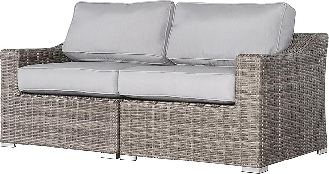 Century Modern Outdoor Marina Collection Patio Furniture Sofa Garden, Sectional Furniture Set Res... | Amazon (US)