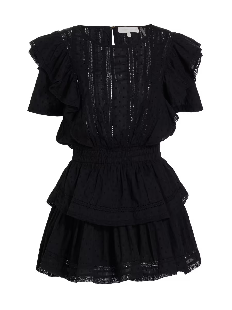 Natasha Flounce Tiered Dress | Saks Fifth Avenue