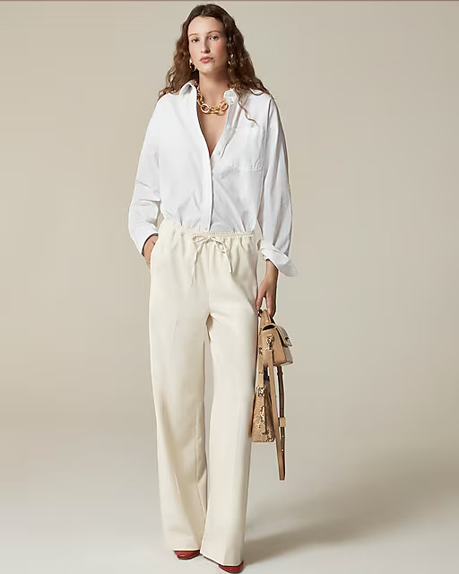 Superwide Stratus pant in city twill | J. Crew US