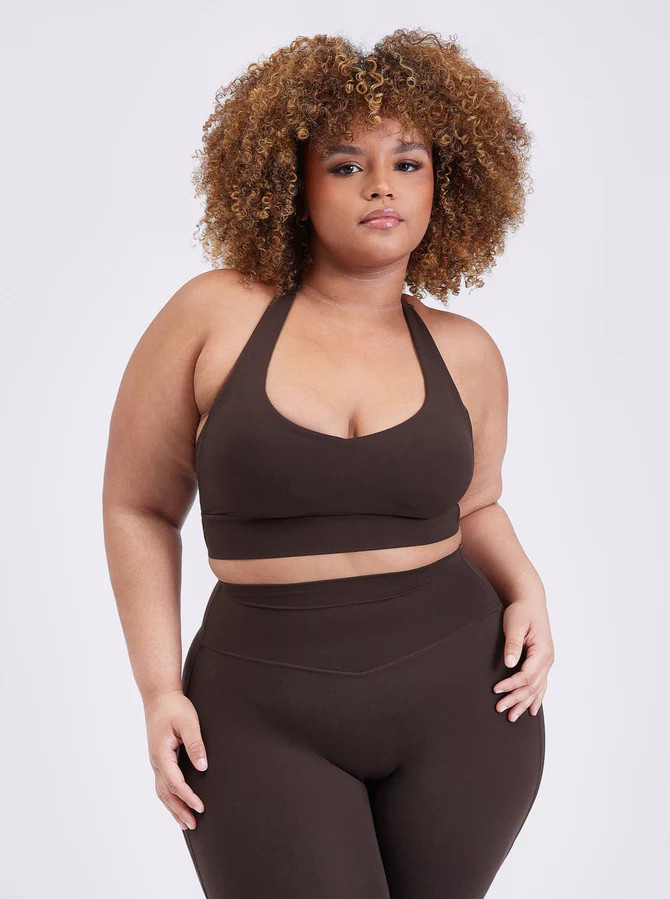Collagen Sports Bra - Cold Brew | Buffbunny