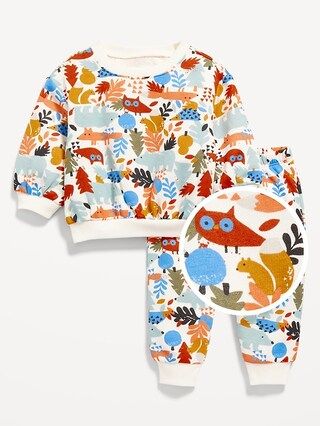 Unisex Printed Sweatshirt and Sweatpants Set for Baby | Old Navy (US)