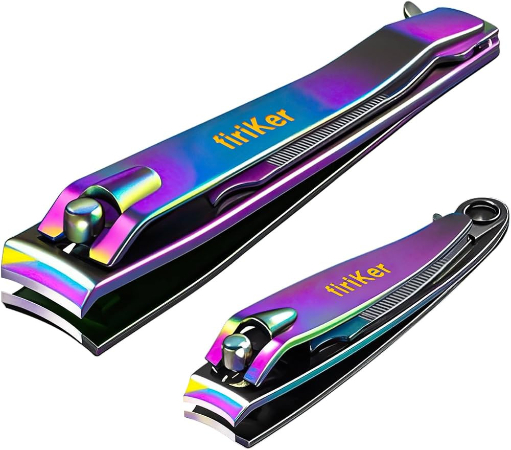 firiKer Nail Clippers with Nail File,Fingernail Clipper,Toe Nail Clippers | Amazon (US)