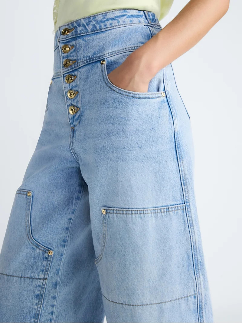 Devil Wears Prada Scoop Collection Women's High-Waisted Jeans, Sizes 0-20 | Walmart (US)