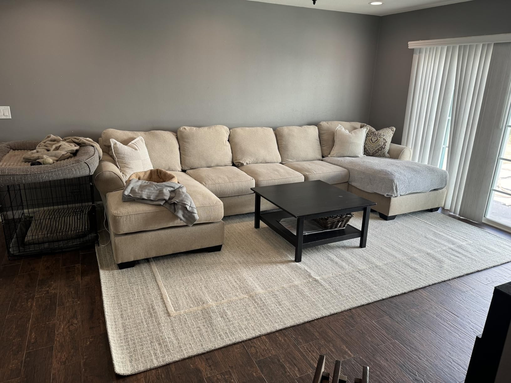 Loloi Chris Loves Julia x Briggs Collection, Wheat & Ivory, 9'-3" x 13' Area Rug – Minimal Grit... | Amazon (US)