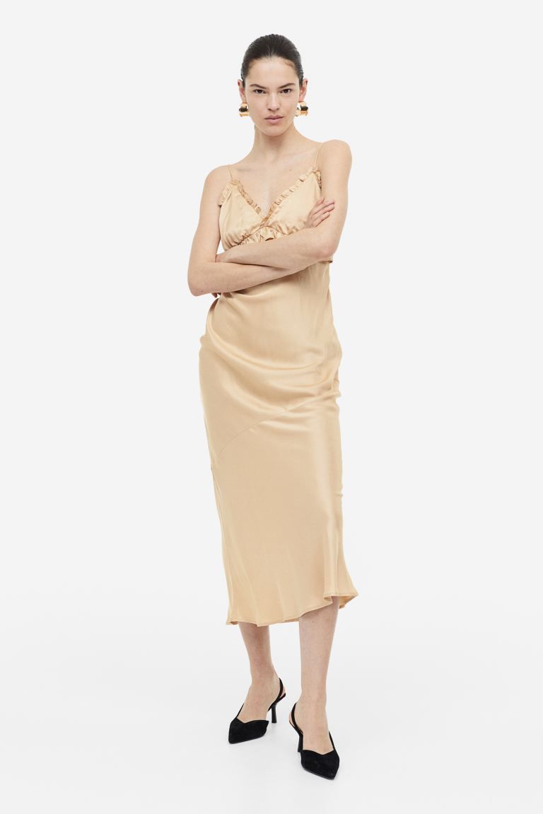 Ruffle-detail Slip Dress | H&M (US)