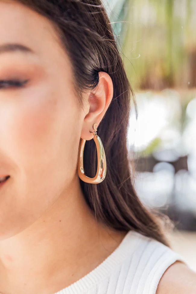 Relive The Past Gold Earrings | The Pink Lily Boutique