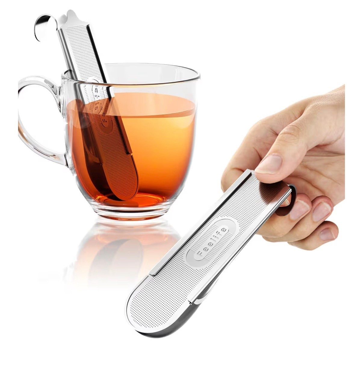 Tea Infuser for Loose Leaf Tea, 2-in-1 Tea Scoop Infuser Fine Mesh Tea Strainers for Loose Tea Single Cup, 304 Stainless Steel Loose Leaf Tea Steeper

#LTKselfcare