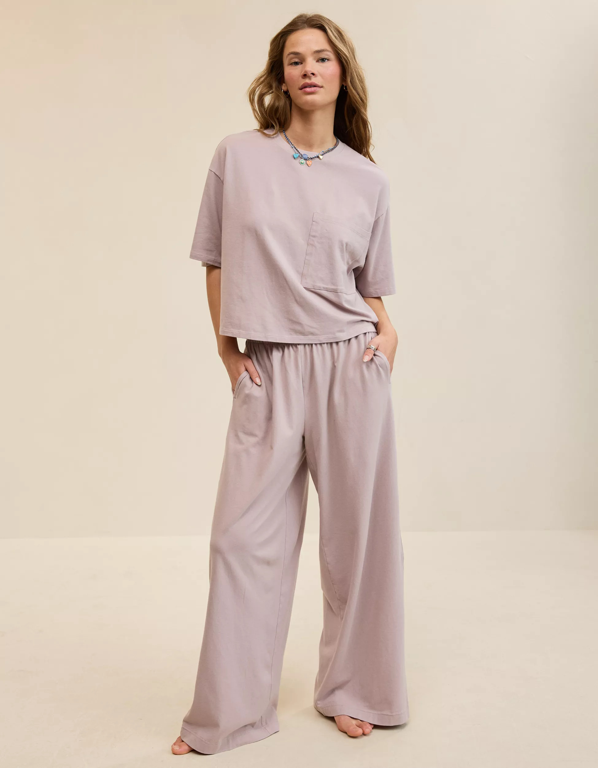 Aerie Dream Jersey Short Sleeve Pajama T-Shirt | Aerie