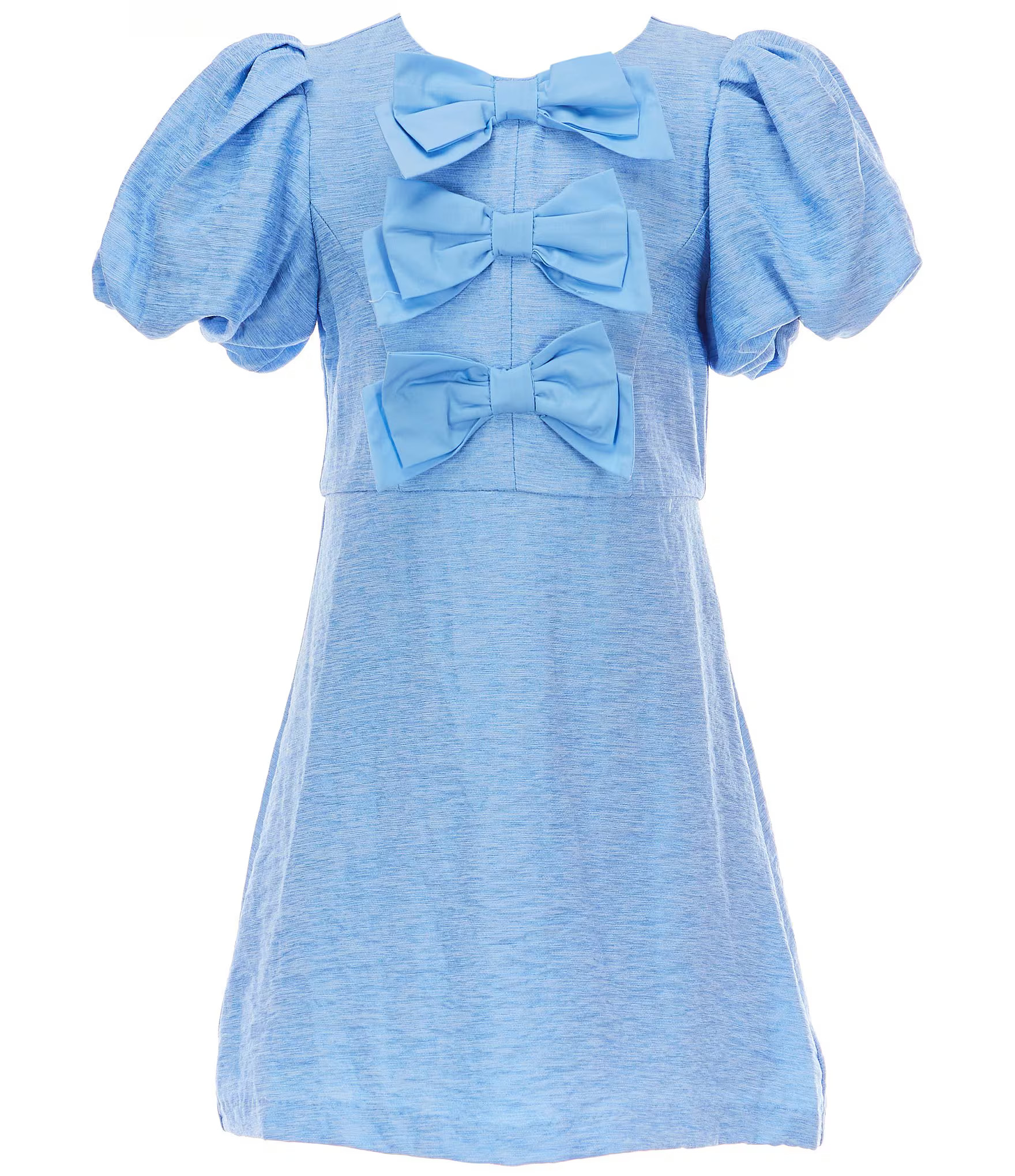 GB Social Big Girls 7-16 Bow Front Bubble Sleeve Dress | Dillard's | Dillard's
