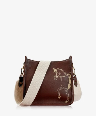 Elle Marching Horse Crossbody | GiGi New York / Graphic Image