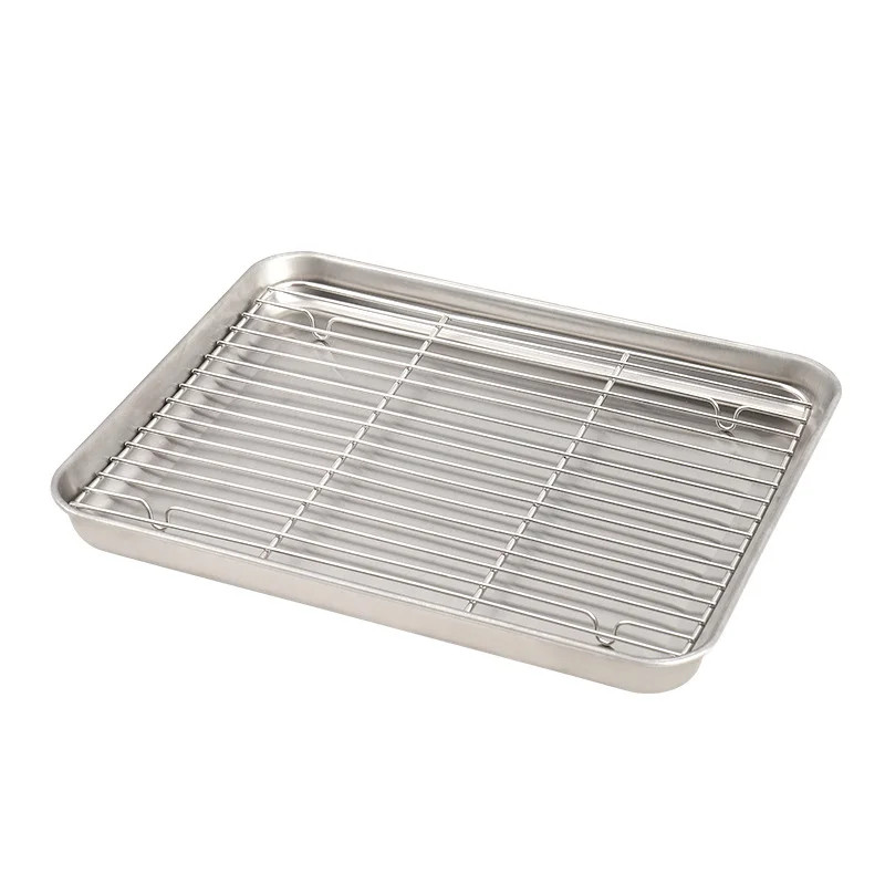 ASD Checkered Chef Baking Sheet with Wire Rack Set 22.5 x 17.3cm - Single Set w/ Half Sheet Pan &... | Walmart (US)