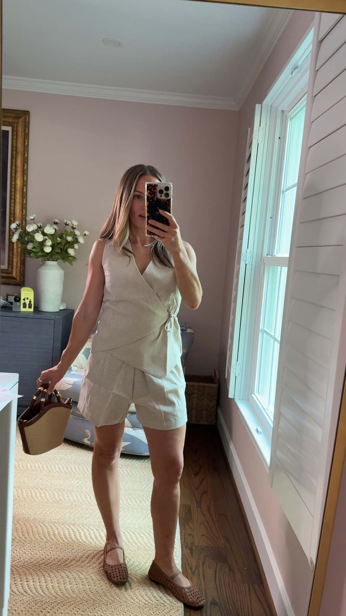 I just realized these @Vitamin A shorts come with a matching top. It would be great for someone taller. I’m wearing a small in both.

#LTKSeasonal #LTKPetite #LTKootd