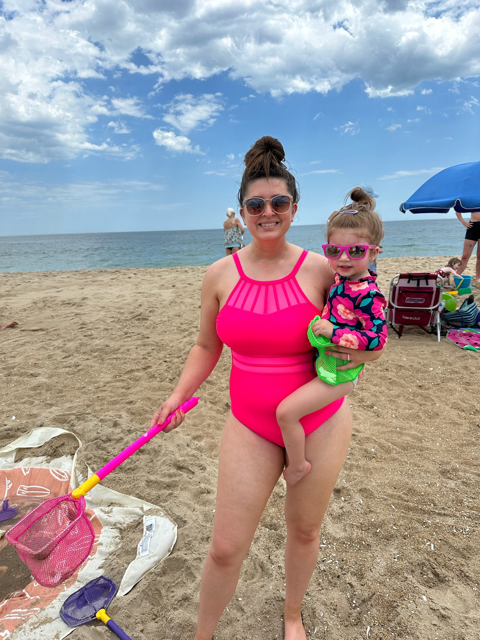i’m all about the HOT PINK this summer! this amazon swimsuit is the best - high neck, tummy control, cute mesh cut-outs, plenty of booty coverage, built-in padding. 

mom style, swimsuits, beach vibes, summertime, modest swimsuits 

#LTKSeasonal #LTKStyleTip #LTKSwim